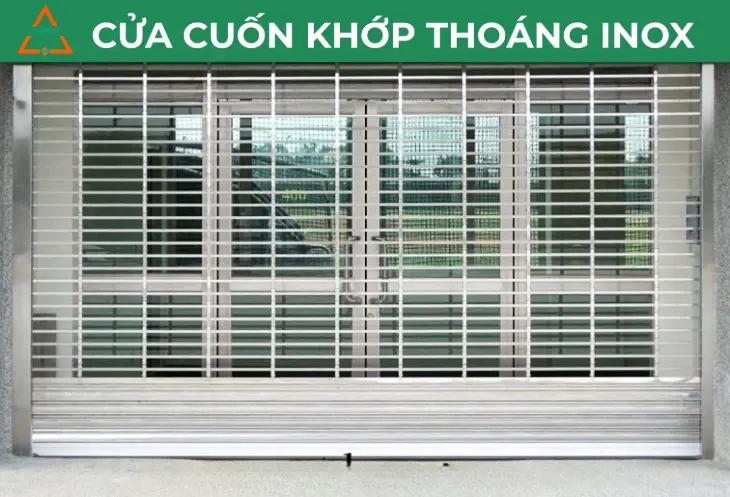 Cửa cuốn khớp thoáng Inox 304