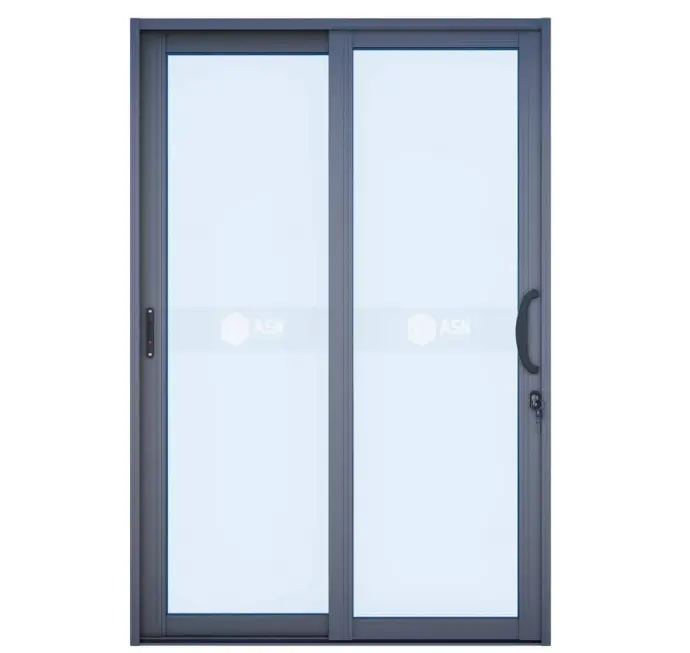 Cửa đi mở trượt 2 cánh nhôm Xingfa Quảng Đông chính hãng