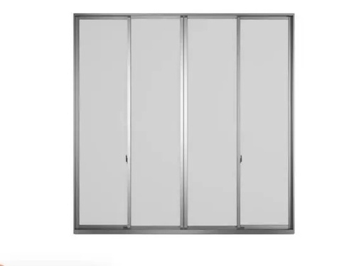 Cửa đi mở trượt 4 cánh 2 ray