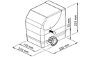 Motor cửa lùa Quiko QK-V600KITX 600kg Italy