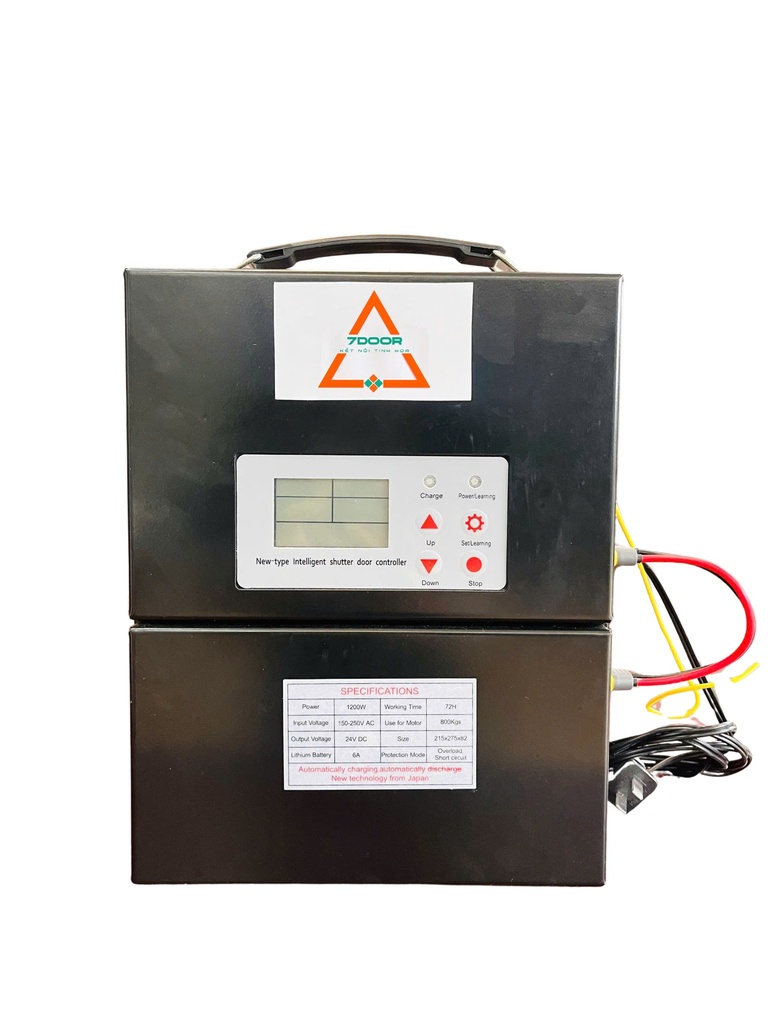 Lưu điện LITHIUM đồng bộ Motor cửa cuốn AC 24V